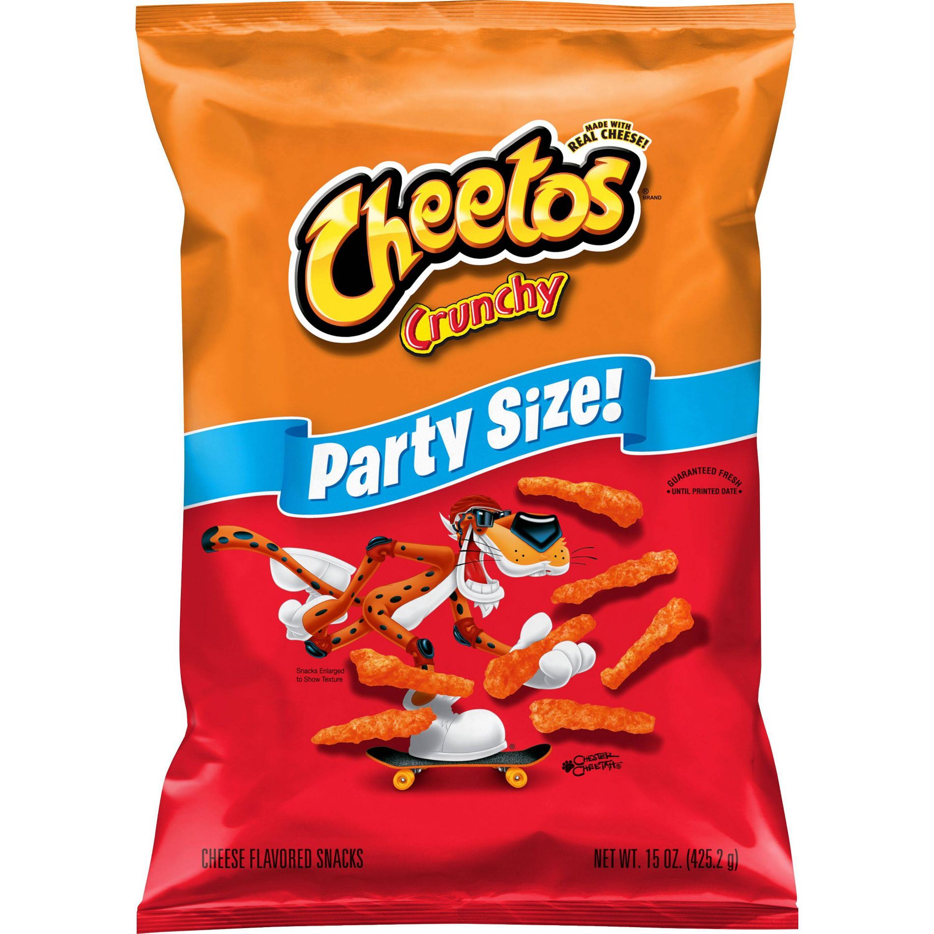 Cheetos Crunchy Cheese Flavored Party Size Snacks - 15oz