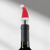 Unique Bargains Bottle Stopper Aluminum Alloy Resin TPR Red White Black Silver Tone 4.13"x0.91"x0.79" 1 Pc - 2 of 3