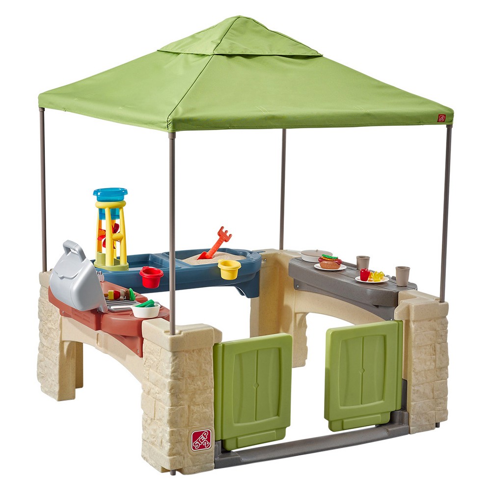 Step2 All Around Playtime Patio with Canopy, Multi-Colored