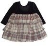 RuffleButts Girls Velour & Tulle Long Sleeve Twirl Dress - 2 of 2