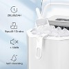 ZAFRO Ice Maker Countertop with Handle, Self-Cleaning Ice Machine, 35Lbs per Day, Chewable&Soft Ice Cubes, with Ice Basket/Ice Scoop - 2 of 4