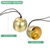 Unique Bargains Copper Durable Multipurpose Small Decorative Bells - 2 of 4