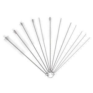 Unique Bargains Stainless Steel Flexible Durable Reusable Tube Cleaner 12Pcs - 1 of 4