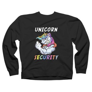 Adult Design By Humans Halloween Dad Mom Daughter Adult Costume - Unicorn Security By MINHMINH Sweatshirt - 1 of 3
