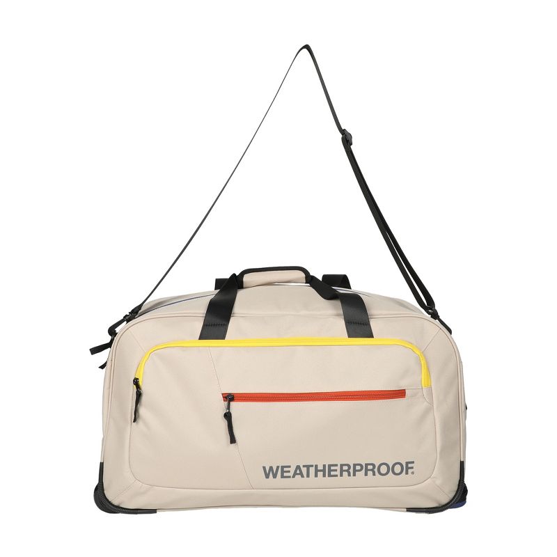 Weatherproof 21” Tan Wheeled Duffle Bag, 1 of 7