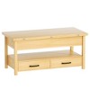 Snynuxx Lift Top Coffee Table with Drawers and Hidden Compartment for Living Room - 4 of 4