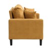 PAGED Modern Upholstered Sofa High Resilience Loveseat Sofa with Wooden Frame and 2 Pillows for Living Room, Home Office - 4 of 4