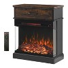Chery Life 25 inch Stand Side Table with 3-Sided glass Electric Fireplace - 2 of 4