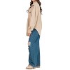 Women's Fleece Button Down Shacket - LUCCA - 2 of 4