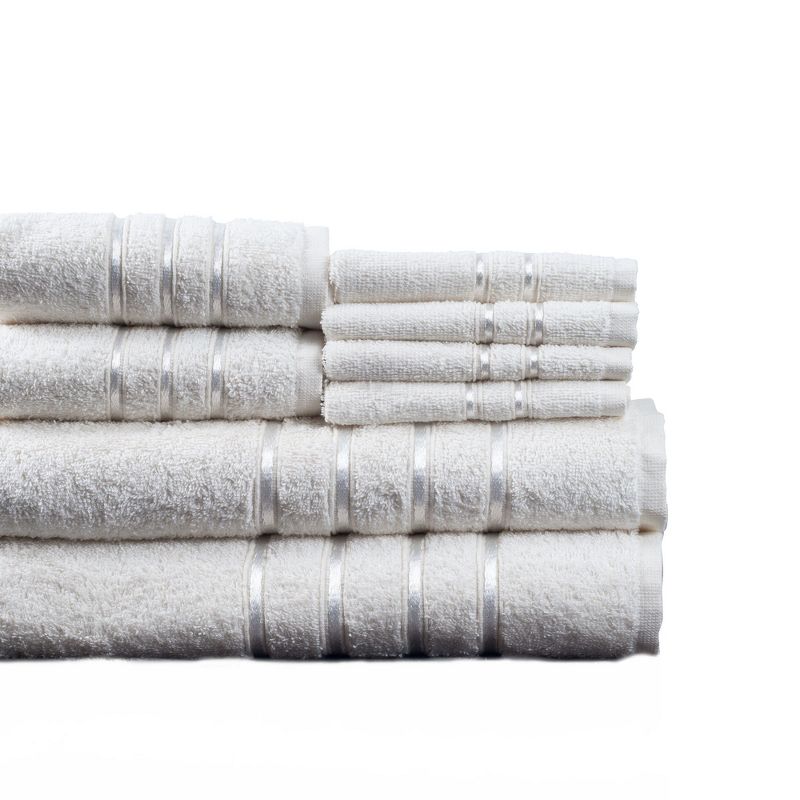 8pc Plush Cotton Bath Towel Set - Yorkshire Home, 2 of 8