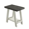 Lyngins Rectangular Side Table with Splayed Legs, Under-Top Storage Shelf, Wood End Table for Living Room, Bedroom Nightstand, Small Side Table - 2 of 4