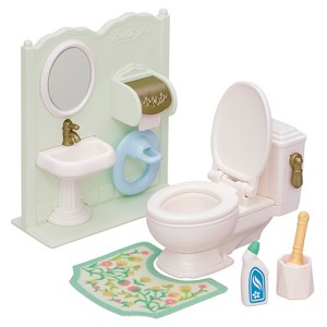 Calico Critters Toilet Set, Dollhouse Furniture Set - 1 of 4