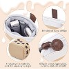 Fmeida Cute Pencil Case  Office Organizer Multifunctional pencil case Blue - 2 of 4