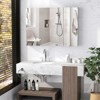 Tangkula Medicine Mirror Cabinet Space Saving Bathroom Wall Cabinet with Metal Hinge Adjustable Shelf Expansion Bolt - 3 of 4