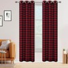 Plaid Printed Curtain - Decorative Window Drapes for Living Room, Bedroom & Kitchen. Lightweight, Easy to Hang & Adds Timeless Style to Any Space - 3 of 4
