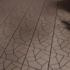 SEVOBAL 44 PCS Carpet Tiles 11.8"x11.8" Interlocking Wood-Plastic Composite Deck Tiles Waterproof Slip Resistant for Outdoor, Brown, - 2 of 4