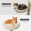 Litter Box Enclosure with Cat Tree Tower & Condo - Hidden Cat Washroom Furniture - 4 of 4