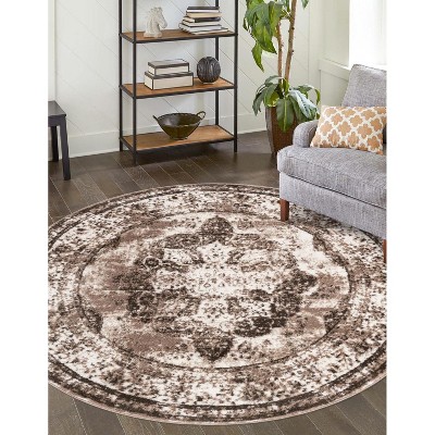 Unique Loom Sofia Salle Garnier Border Indoor Woven Area Rug
