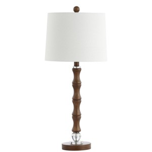 Lukas Table Lamp - 28 Inch Height - TBL4198 - Wood - Safavieh - 1 of 4