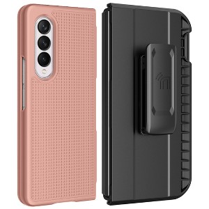 Nakedcellphone Slim Case and Holster Belt Clip with S Pen Holder for Samsung Galaxy Z Fold 3 - 1 of 4