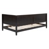 PAGED Twin Size Daybed Modern Simple Wooden Bed Frame with Headboard and Side Panel for Bedroom, Living Room - 3 of 4