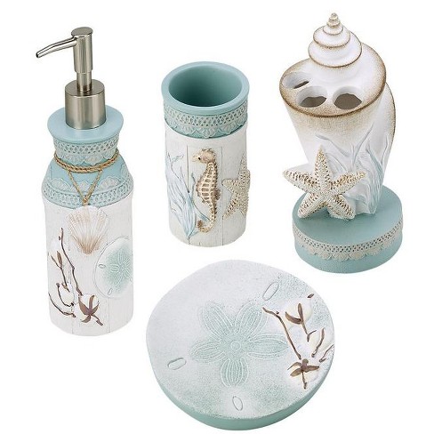 Coastal Shell Bathroom Accessories