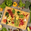 Bamboo Wood Cutting Board Chopping & Serving Board 18" x 12" XL Large - Royal Craft Wood - 2 of 4