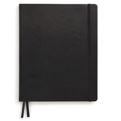 TRU RED Large Flexible Cover Dotted Journal Blk TR54776