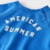 Baby American Summer Fleece Sweatshirt - Cat & Jack™ Blue - 3 of 3