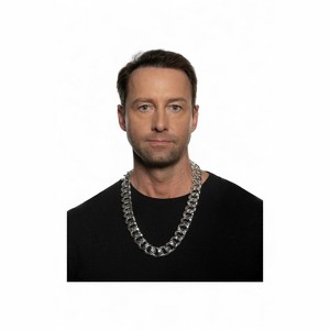 Underwraps Costumes Large Hip Hop Chain Necklace (Silver) - 1 of 1