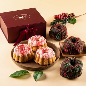 Christmas Gift Baskets, Chocolate and Lemon Holiday Glazed Bundts, Gourmet Gift Baskets For Family, Neighbours, Men and Women by Dulcet Gift Baskets - 1 of 4