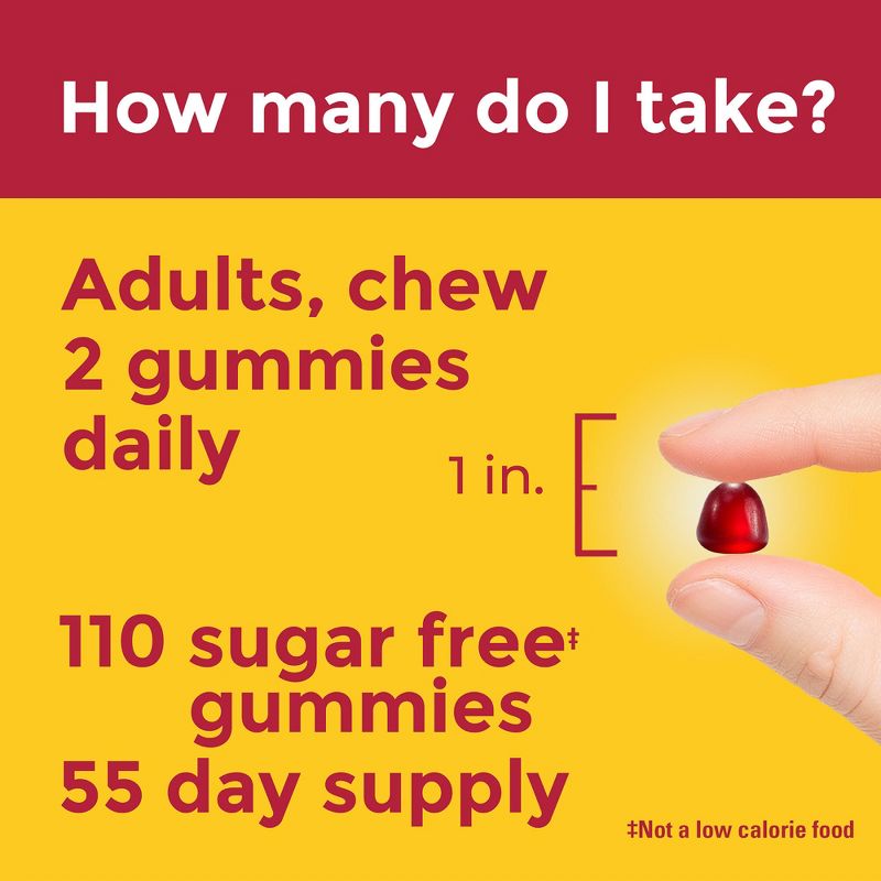 Nature Made Zero Sugar Vitamin B12 Sugar Free Gummies - 110ct, 6 of 12