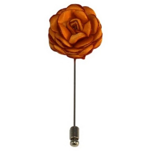 Men's Solid Color Rose Floral Lapel pin - image 1 of 3