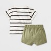 Baby Boys' Short Sleeve Top & Bottom Set - Cat & Jack™ - 2 of 4