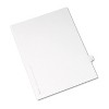 Avery-Style Legal Exhibit Side Tab Dividers 1-Tab Title F Ltr White 25/PK 01406 - 2 of 4