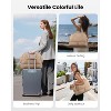Large Puffer Travel Duffle Bag with Shoe Compartment, Carry On for Women, Hospital and Gym Tote with Toiletry Bag - 2 of 4