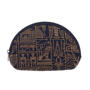 Signare USA British Museum Egyptian Black Cosmetic Make Up Bag - 1 of 3