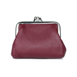 Julia Buxton Hudson Leather Pik-Me-Up Triple Frame Coin Purse - 1 of 3