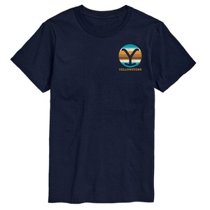 Men's - Yellowstone - Y Brand Blanket Left Chest Short Sleeve Graphic T-Shirt - 1 of 4