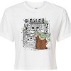 Women's - Star Wars - The Mandalorian Grogu Manga Cropped Graphic T-Shirt - 2 of 4