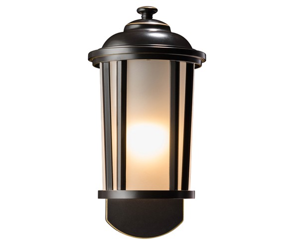 Traditional Companion Smart Security Outdoor Wall Light Black - Maximus