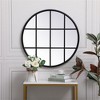 Elegant Lighting Metal windowpane mirror 28 inch x 28 inch in Black - 2 of 4