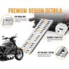 AMERLIFE Aluminum Ramps, Heavy-Duty Loading Ramp with U-Shaped Buckle and Hook Ends - 4 of 4