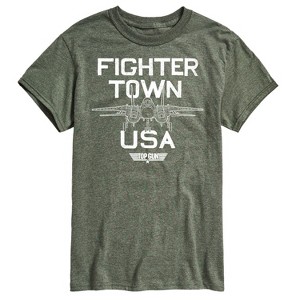 Men's - Top Gun - Property of Fighter Town Short Sleeve Graphic T-Shirt - 1 of 4