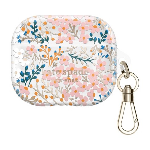 Kate Spade New York Protective Airpods (3rd Gen) - Multi  Floral/rose/pacific Green/clear/gold Foil : Target