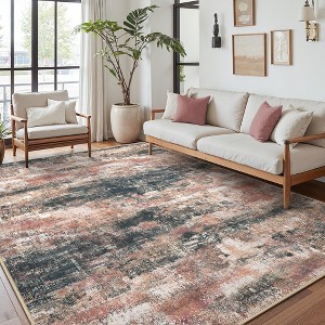 Abynow Medallion Faded Persian Indoor Area Rug - 1 of 4