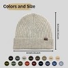 Rich Cotton Unisex Beanie Hat, Knit Cuffed Beanie Winter Hat - 2 of 3