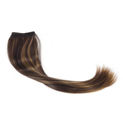 Unique Bargains Women's Invisible Synthetic Hair Extensions Adjustable Headband No Clip Long Straight Hairpieces