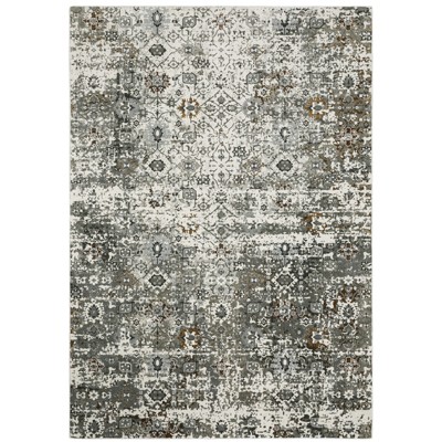 Oriental Weavers Gemini 5501J Ivory/ Multi Indoor Area Rug - 5'3" x 7'6"