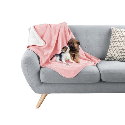 Pet Adobe Medium Pink Waterproof Reversible Pet Blanket